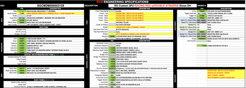 Gibson Custom M2M SG Custom - Racing Red Double Stinger Gloss Gold Hardware