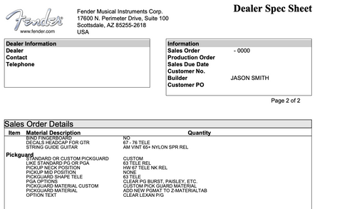 2019 Fender Custom Shop Masterbuilt Jason Smith 1968 Telecaster Relic - Pink Paisley -