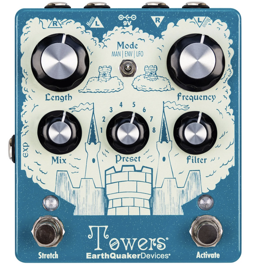 Earthquaker Devices Towers Stereo Reverberant Filter