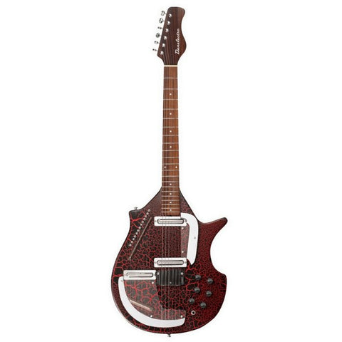 Danelectro Coral Sitar - Red Crackle - 