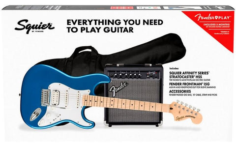 Fender Squier Affinity Series Stratocaster HSS Pack - Charcoal Frost Metallic