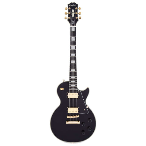 Epiphone Les Paul Custom - Ebony w/ Gold Hardware - 