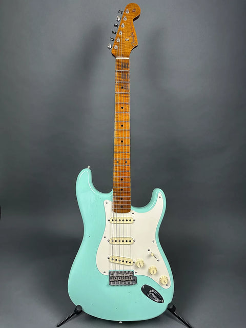 Fender Limited Edition Custom Shop 1958 Stratocaster Journeyman Relic - Surf Green - 