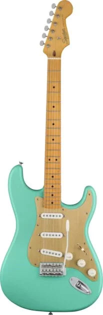 Fender Squier 40th Anniversary Stratocaster Vintage Edition - Satin Seafoam Green - Satin Seafoam Green