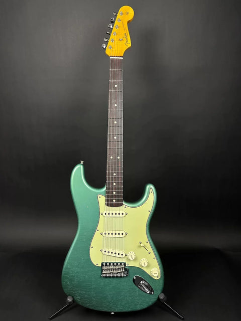 Fender Custom Shop 1963 Stratocaster Journeyman Relic - Faded Sherwood Green Metallic - 