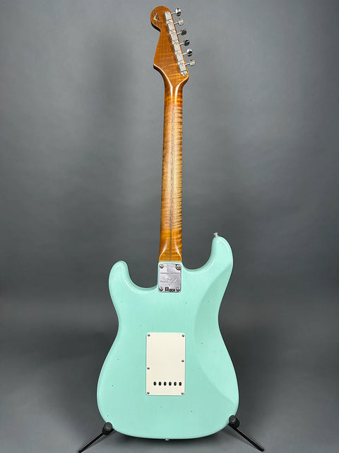 Fender Limited Edition Custom Shop 1958 Stratocaster Journeyman Relic - Surf Green - 