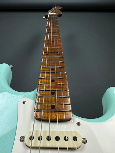 Fender Limited Edition Custom Shop 1958 Stratocaster Journeyman Relic - Surf Green - 