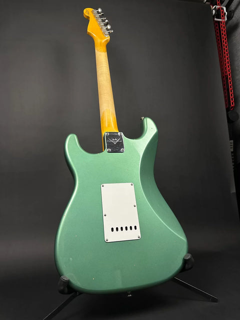 Fender Custom Shop 1963 Stratocaster Journeyman Relic - Faded Sherwood Green Metallic - 