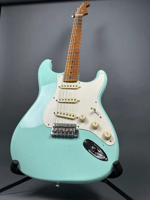 Fender Limited Edition Custom Shop 1958 Stratocaster Journeyman Relic - Surf Green - 