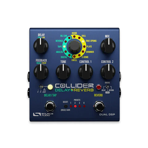 Source Audio Collider Delay + Reverb Pedal -