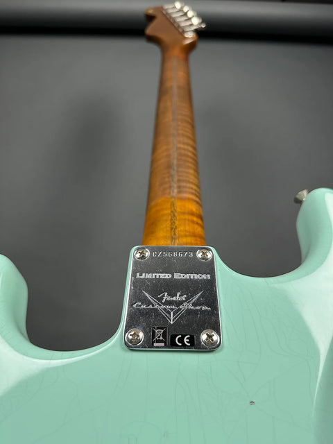 Fender Limited Edition Custom Shop 1958 Stratocaster Journeyman Relic - Surf Green - 